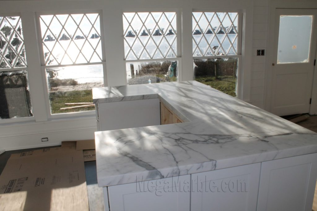 White Marble Countertops in The Hamptons NY