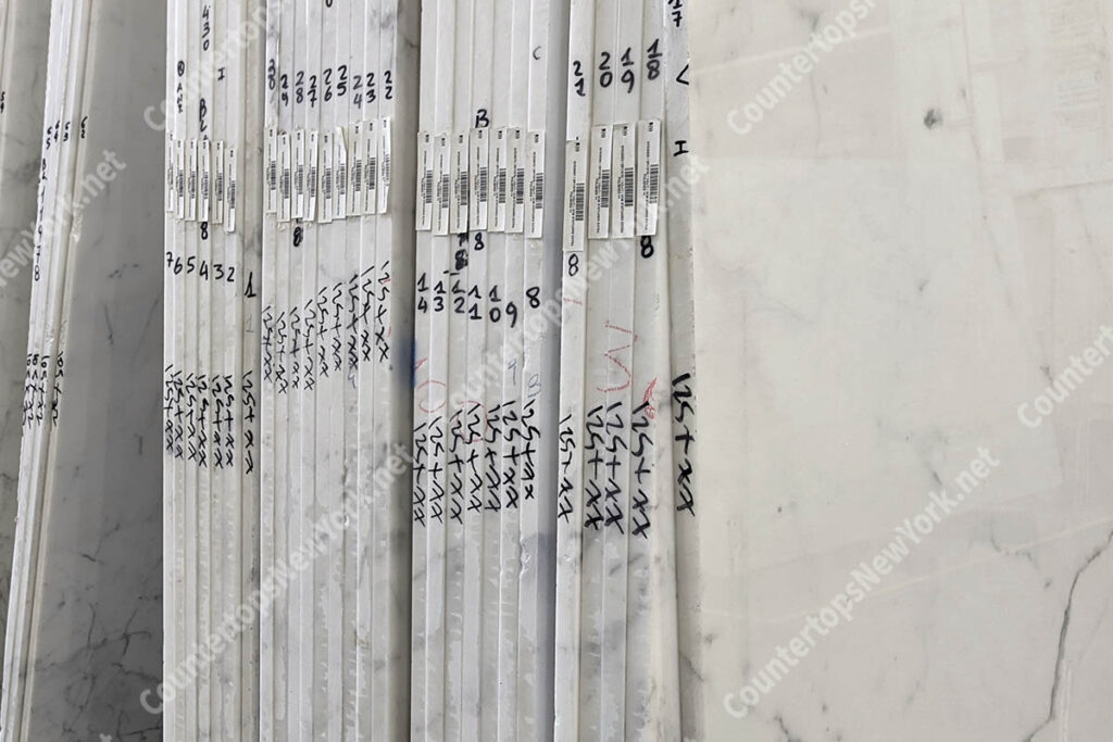 White Marble Slabs for Countertop New York, NY